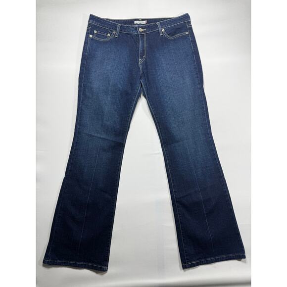 Levi's 545 Women's Lowrise Bootcut Blue Denim Jeans - Size 14M (36x32) - Picture 1 of 5